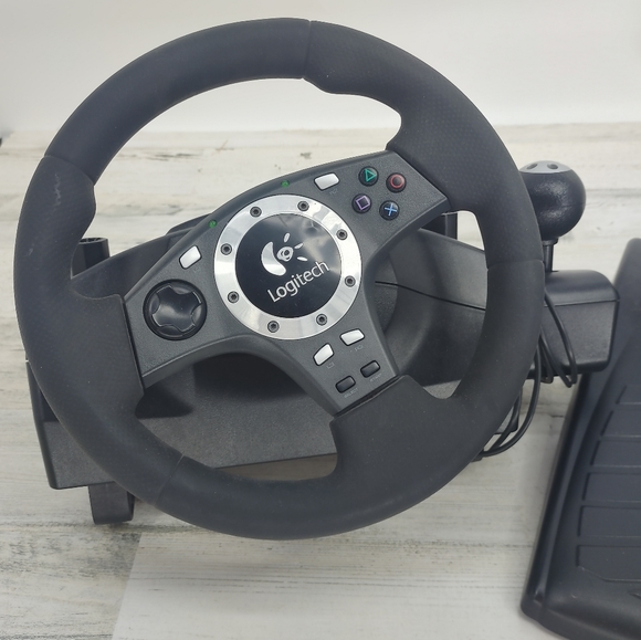 Logitech Driving Force Pro Steering Wheel Pc (Pedal cord does not work) - Picture 2 of 9